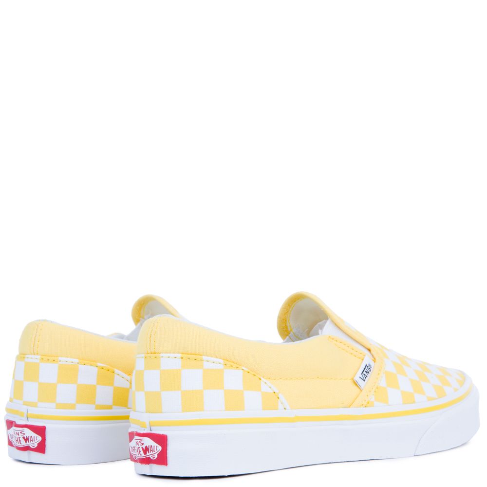 (GS) CLASSIC CHECKERBOARD SLIP-ON 4 (GS) CLASSIC CHECKERBOARD SLIP-ON