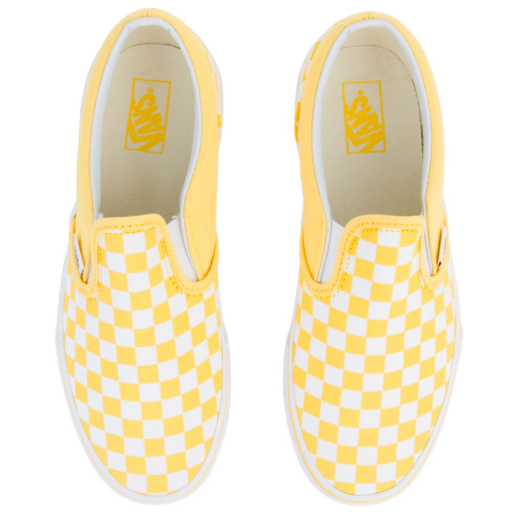 (GS) CLASSIC CHECKERBOARD SLIP-ON 6 (GS) CLASSIC CHECKERBOARD SLIP-ON