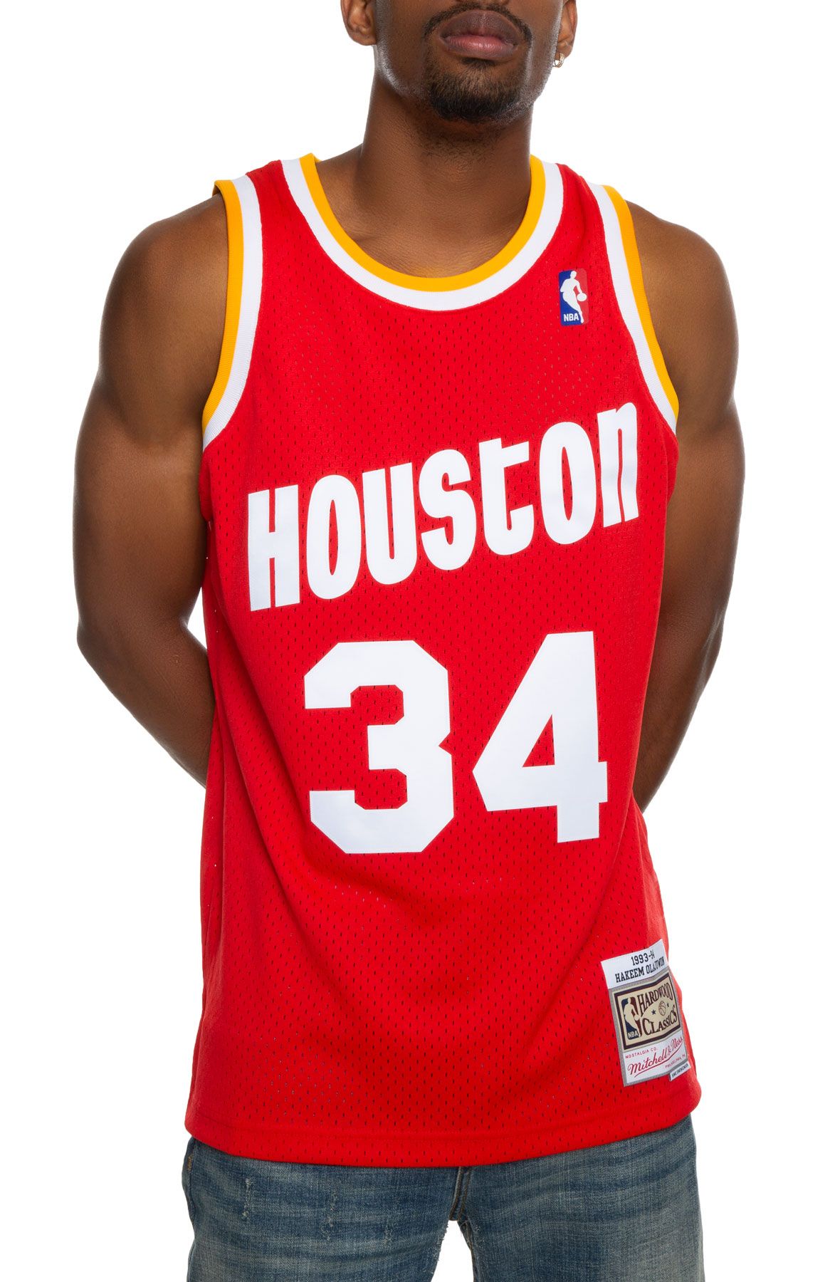 HOUSTON ROCKETS HAKEEM OLAJUWON SWINGMAN JERSEY