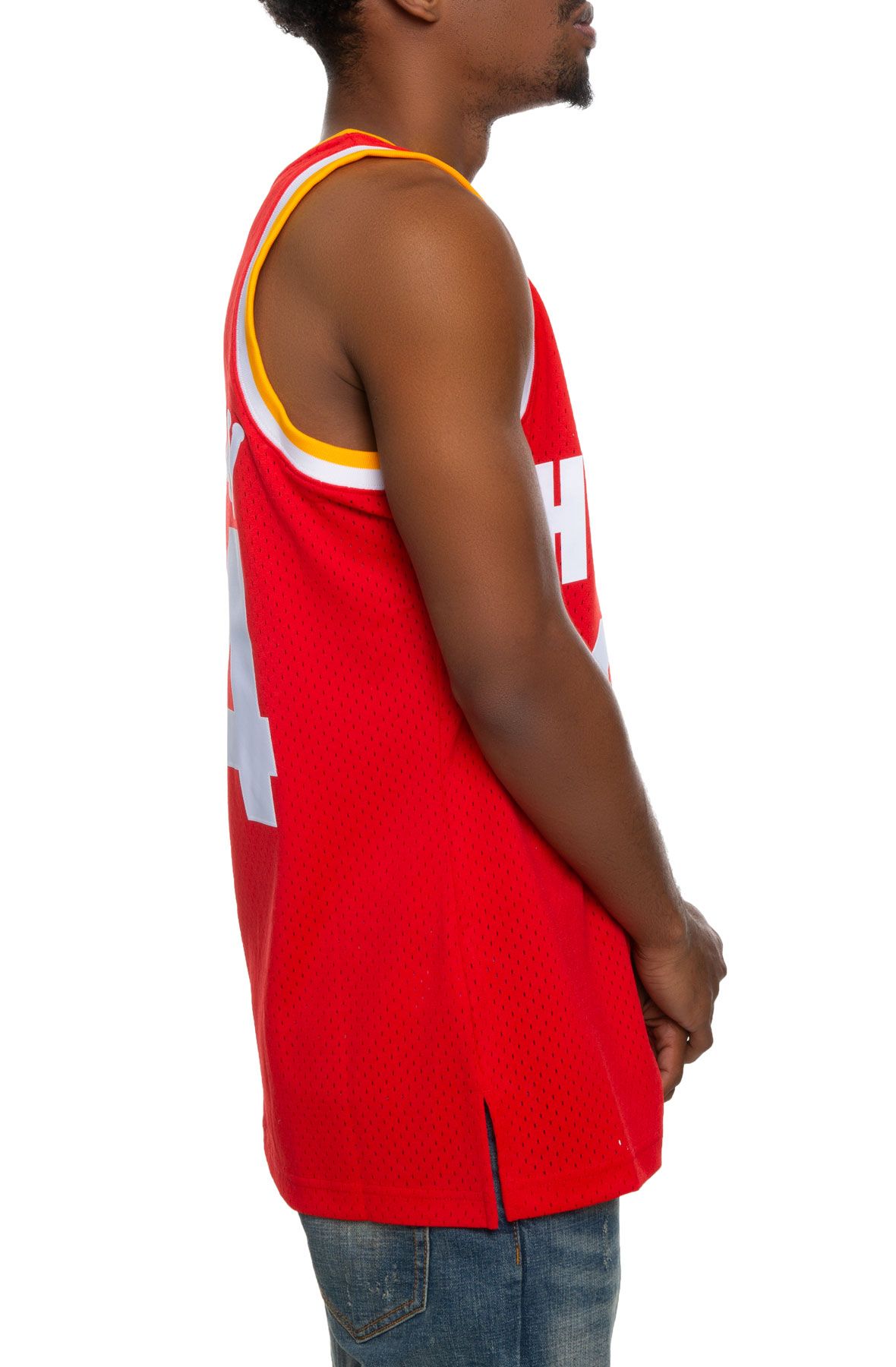 HOUSTON ROCKETS HAKEEM OLAJUWON SWINGMAN JERSEY 4 HOUSTON ROCKETS HAKEEM OLAJUWON SWINGMAN JERSEY