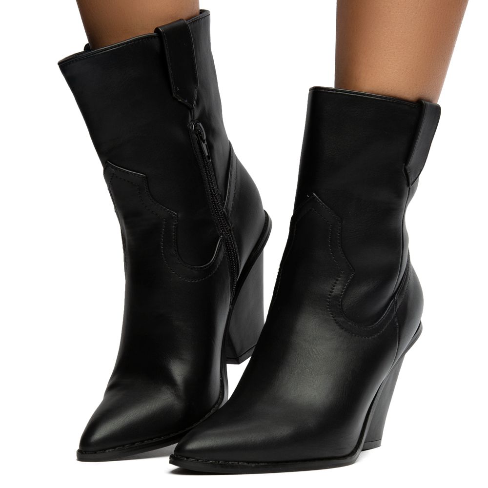 SARU-1 BOOTIE WITH ZIPPER