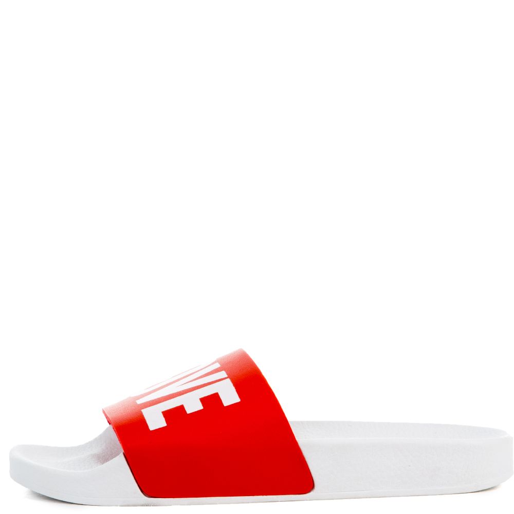 THE LOVE SLIDES IN WHITE AND RED 6 THE LOVE SLIDES IN WHITE AND RED