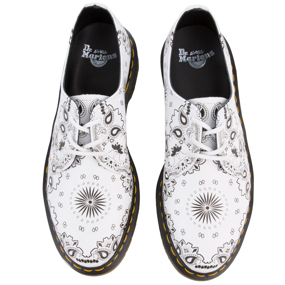 UNISEX 1461 BLACK BANDANA OXFORDS 6 UNISEX 1461 BLACK BANDANA OXFORDS