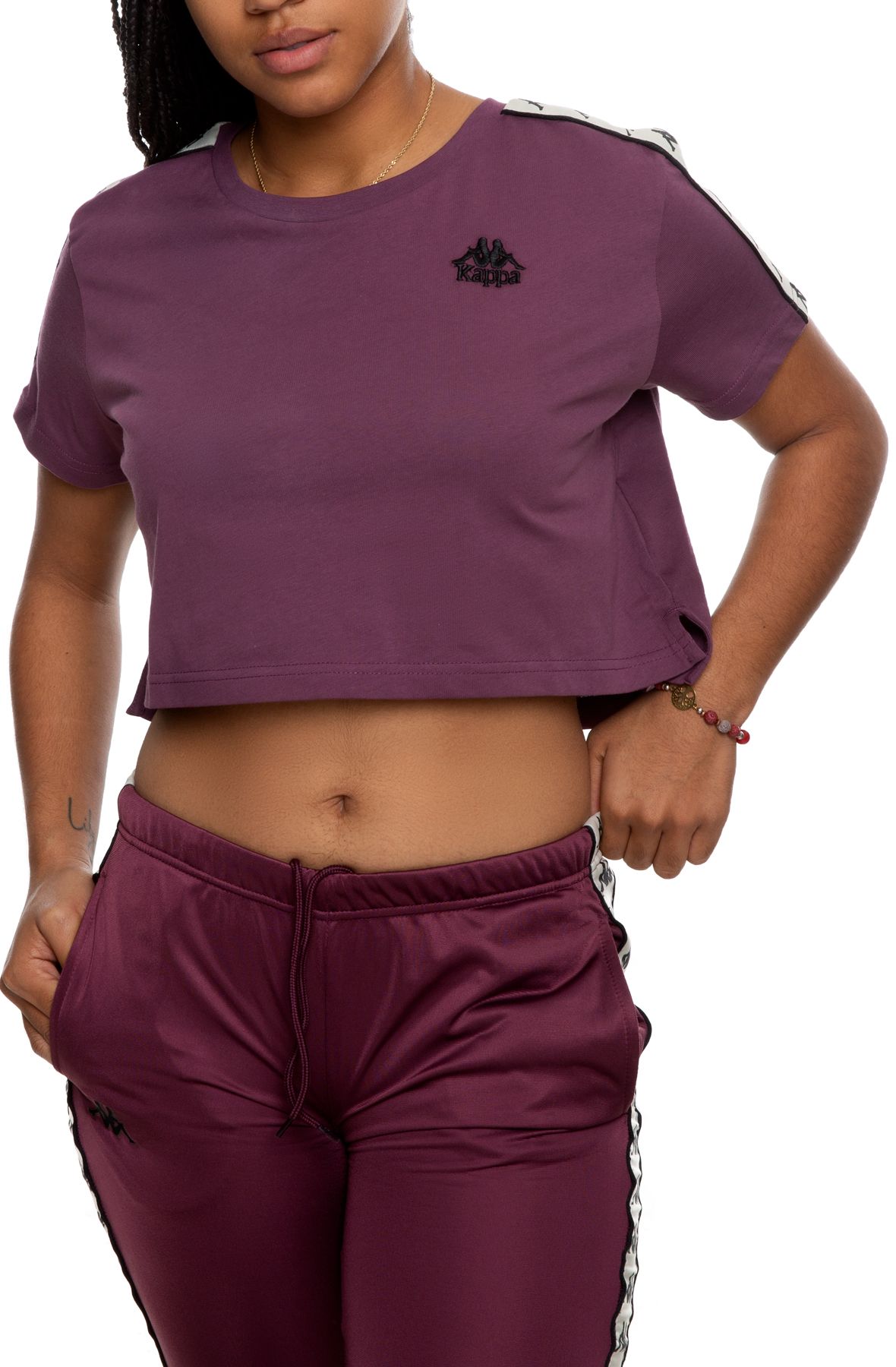 222 BANDA APUA CROPPED SHORT SLEEVE T-SHIRT