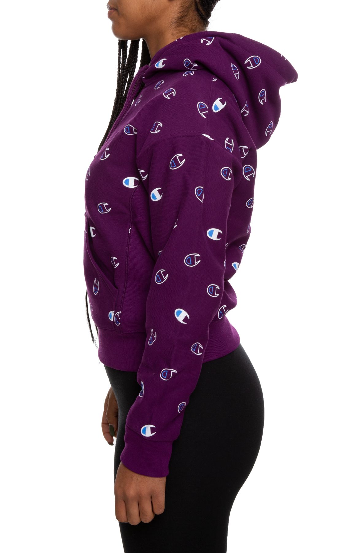 REVERSE WEAVE PULLOVER HOODIE ALL-OVER LOGO