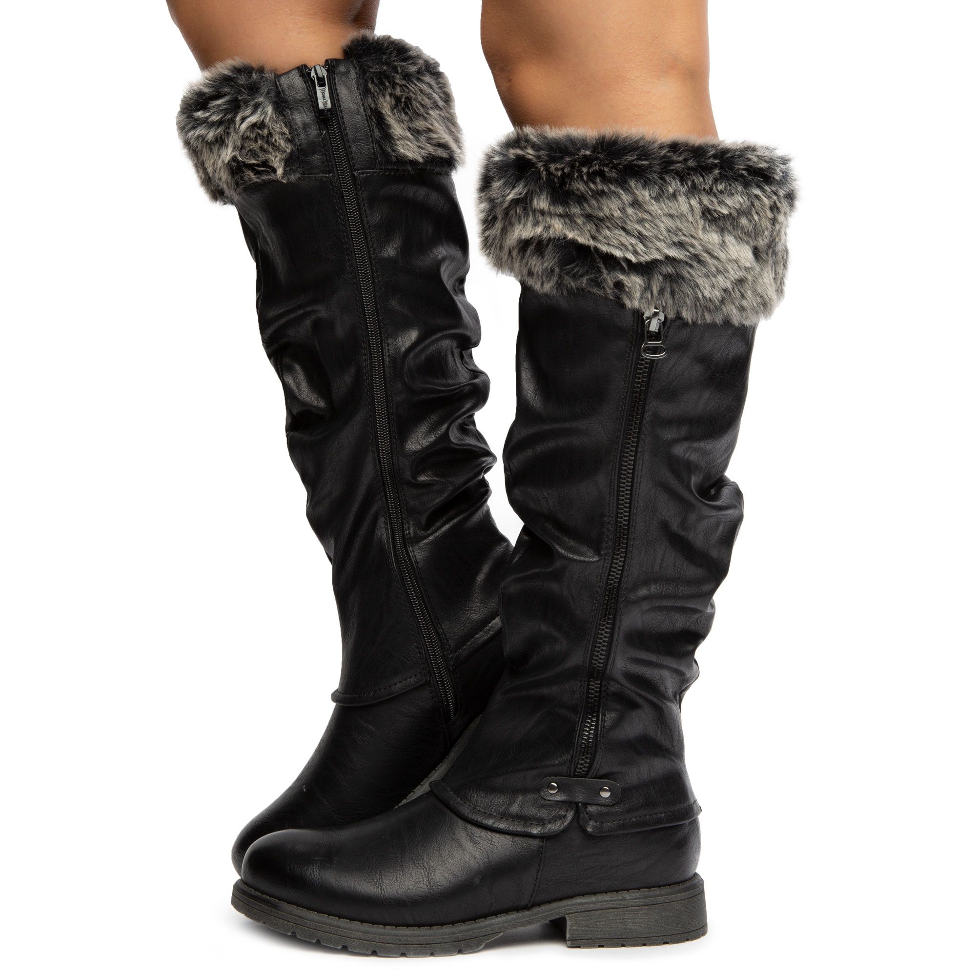 FRANKLYN-01 FUR BOOTS