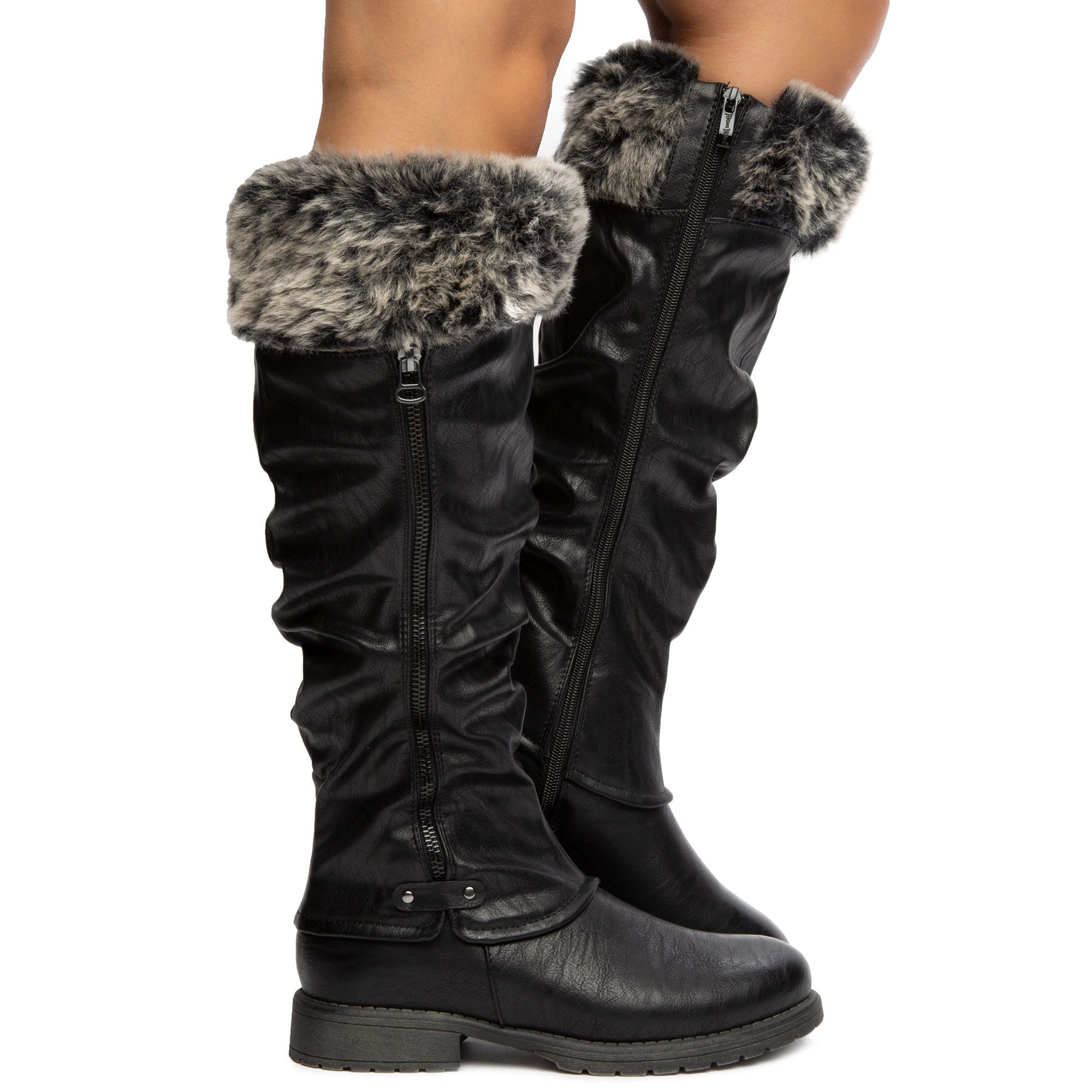 FRANKLYN-01 FUR BOOTS