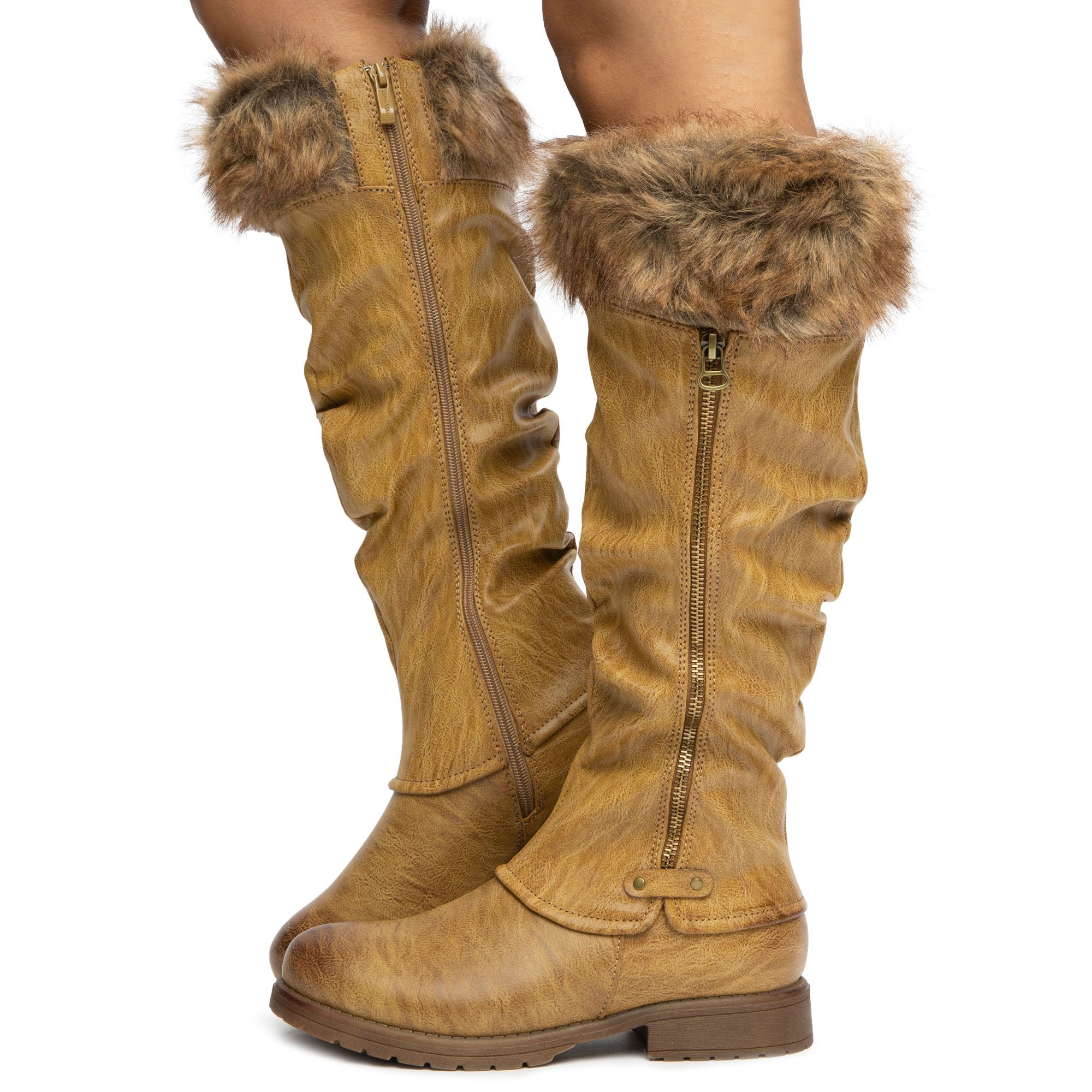 FRANKLYN-01 FUR BOOTS