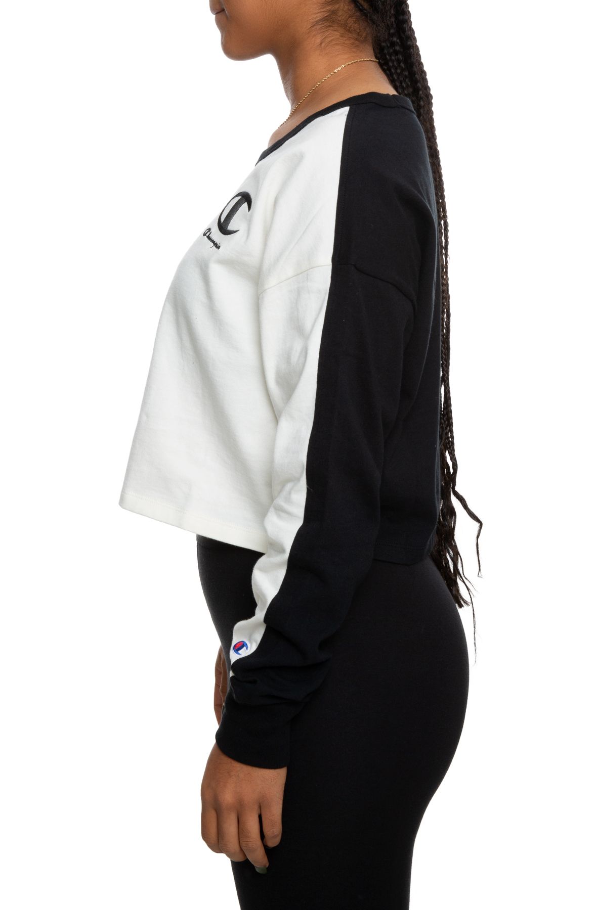 LONG SLEEVE CROPPED CREW