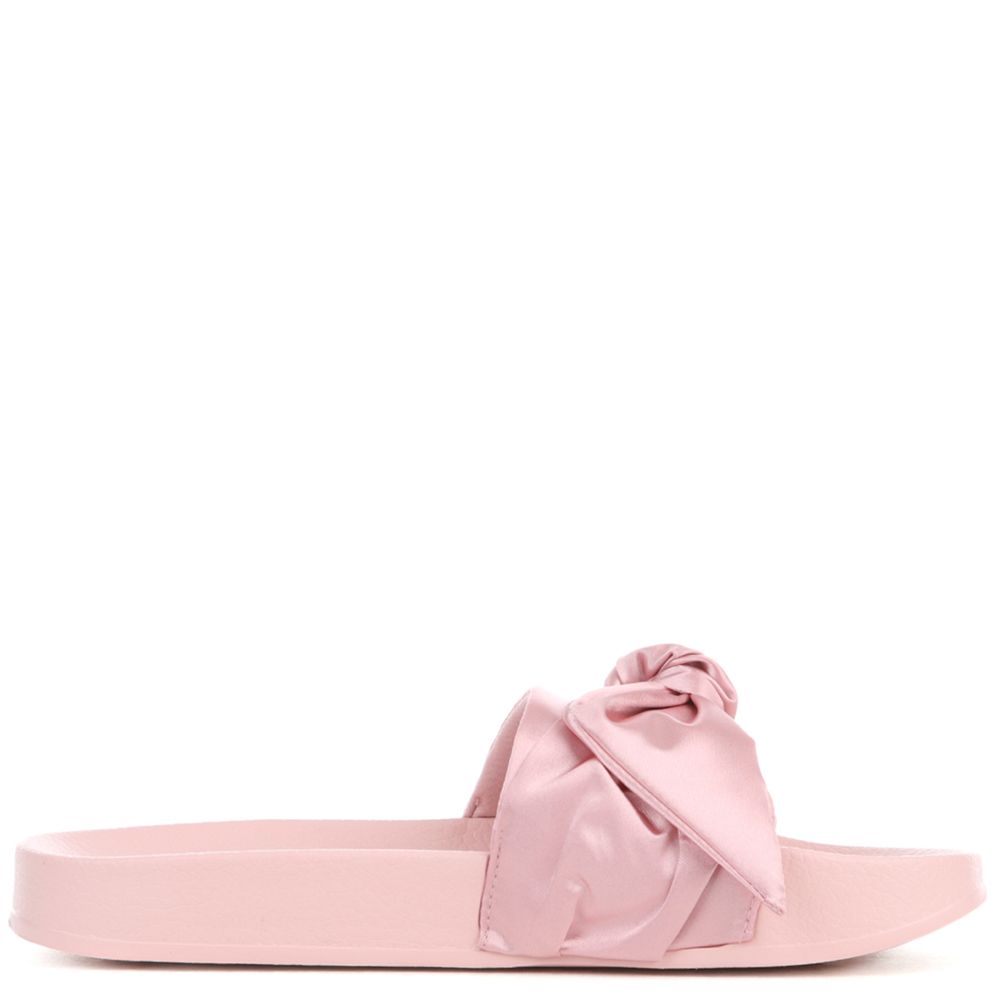 BOW SLIDE SILVER PINK-PUMA SILVER