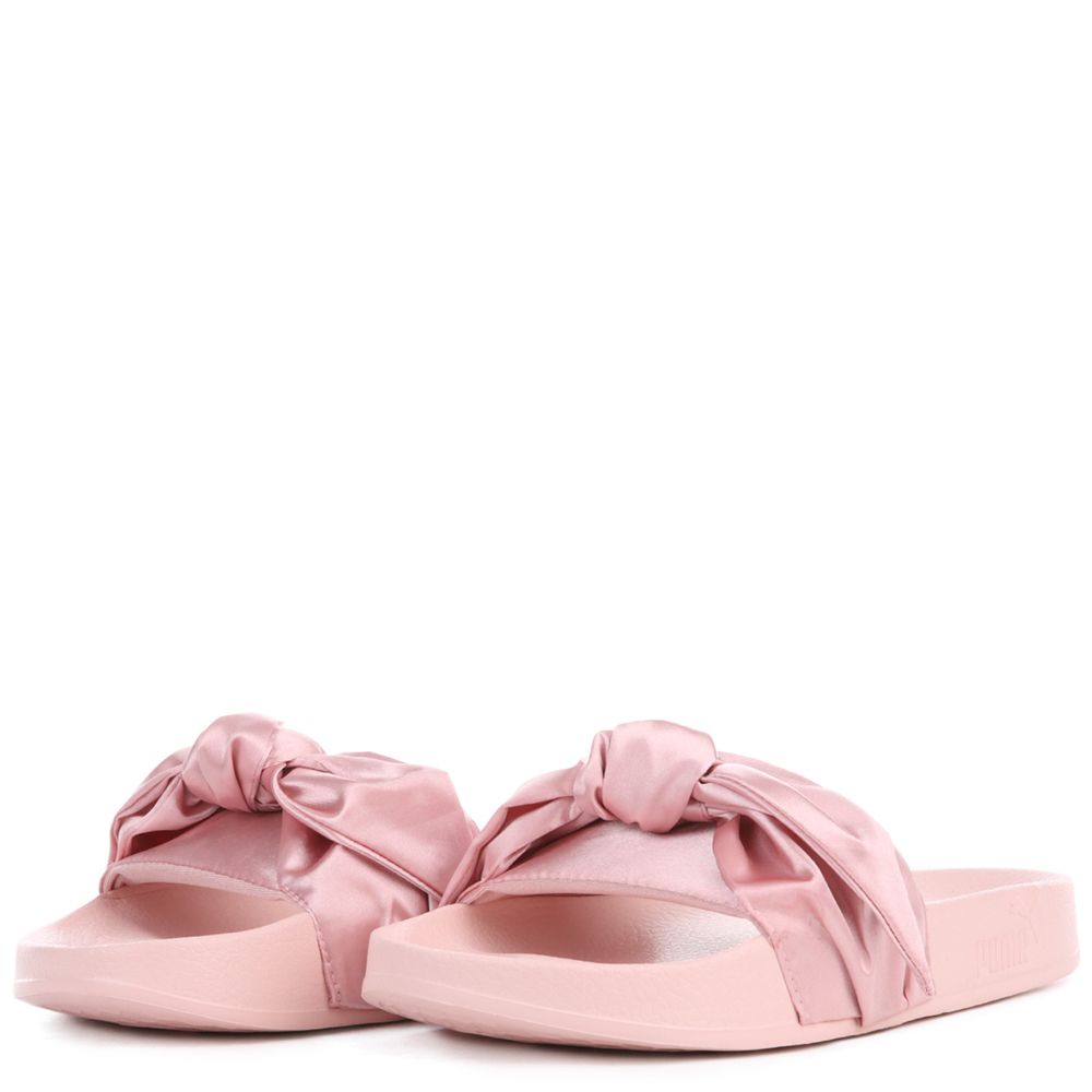 BOW SLIDE SILVER PINK-PUMA SILVER 3 BOW SLIDE SILVER PINK-PUMA SILVER