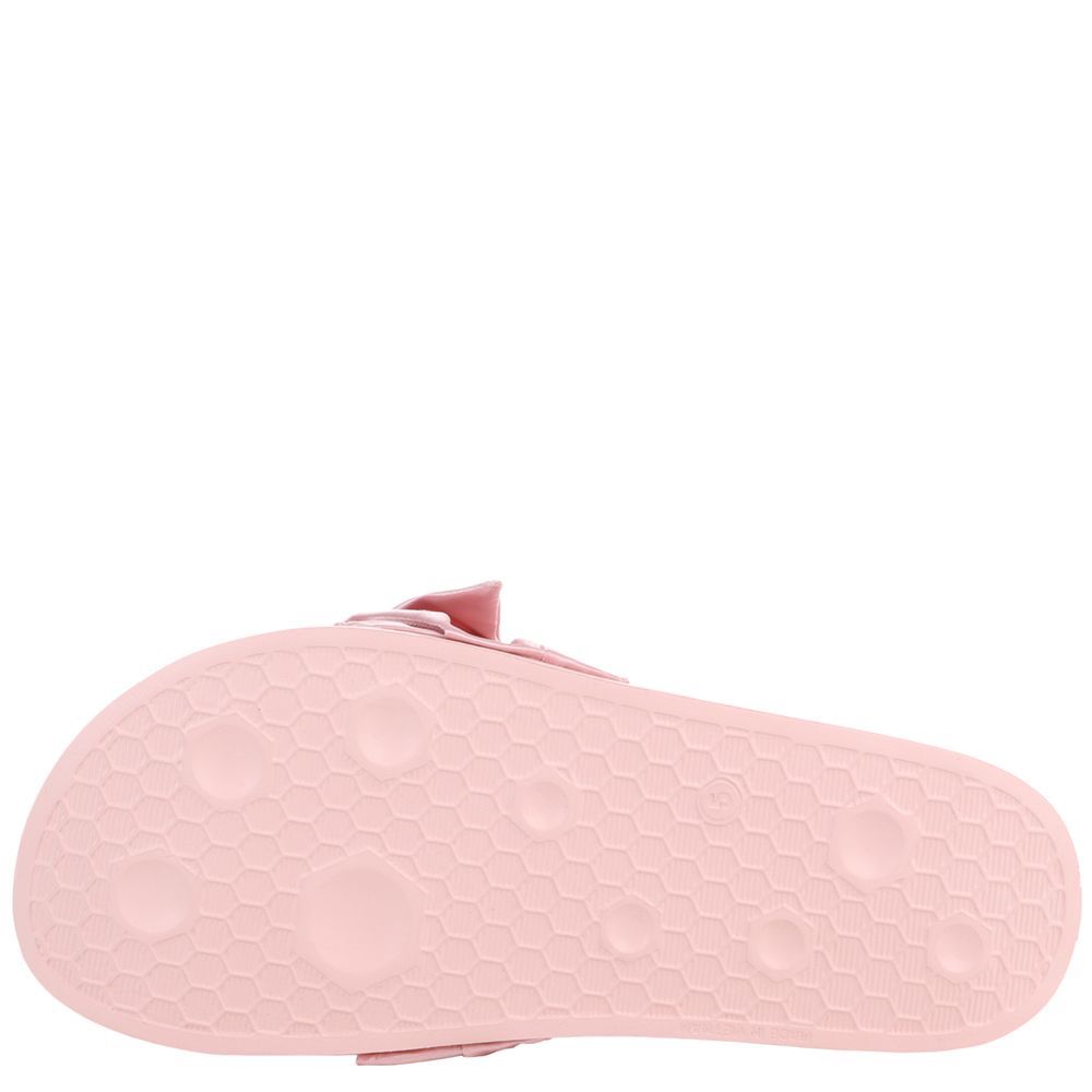BOW SLIDE SILVER PINK-PUMA SILVER 5 BOW SLIDE SILVER PINK-PUMA SILVER