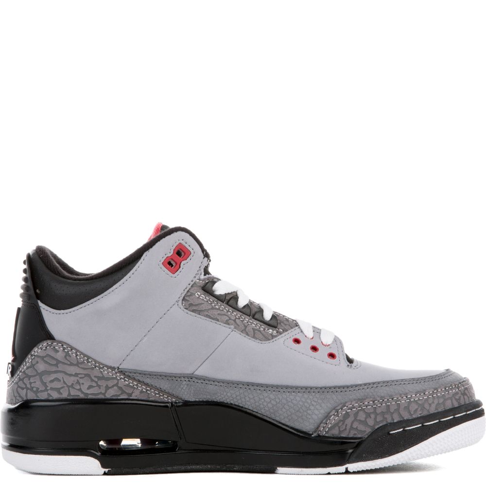 A JRD 3RET STL/RD-B Gry/Blk