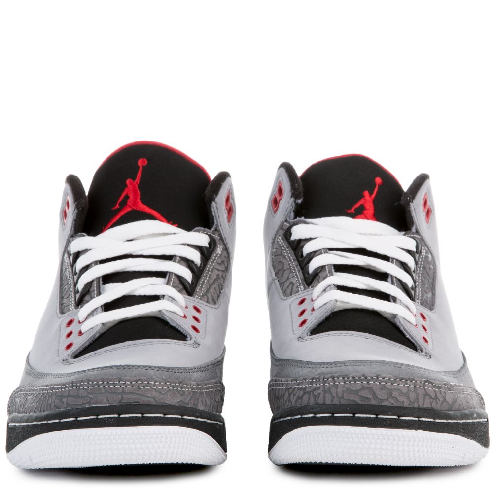 A JRD 3RET STL/RD-B Gry/Blk 7 A JRD 3RET STL/RD-B Gry/Blk