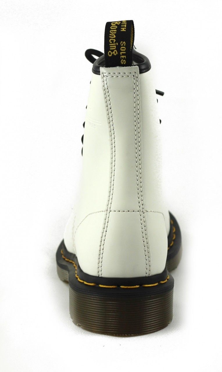 Dr Martens for Women: Women's 1460 - WHITE Boots White 3 Dr Martens for Women: Women's 1460 - WHITE Boots White
