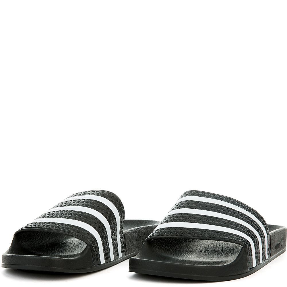 Mens Adilette BLACK/WHT 4 Mens Adilette BLACK/WHT