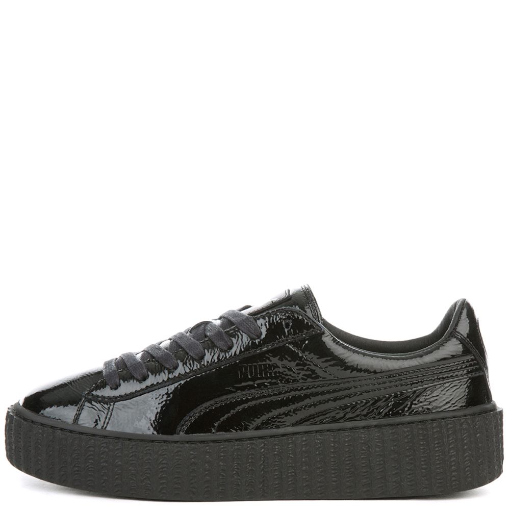 CREEPER WRINKLED PATENT PUMA BLACK-PUMA BLACK-PUMA BLACK