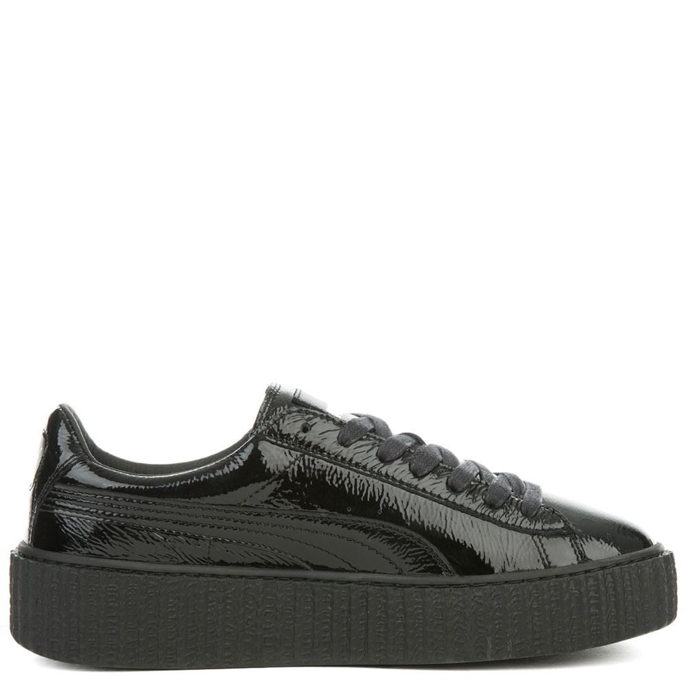 CREEPER WRINKLED PATENT PUMA BLACK-PUMA BLACK-PUMA BLACK