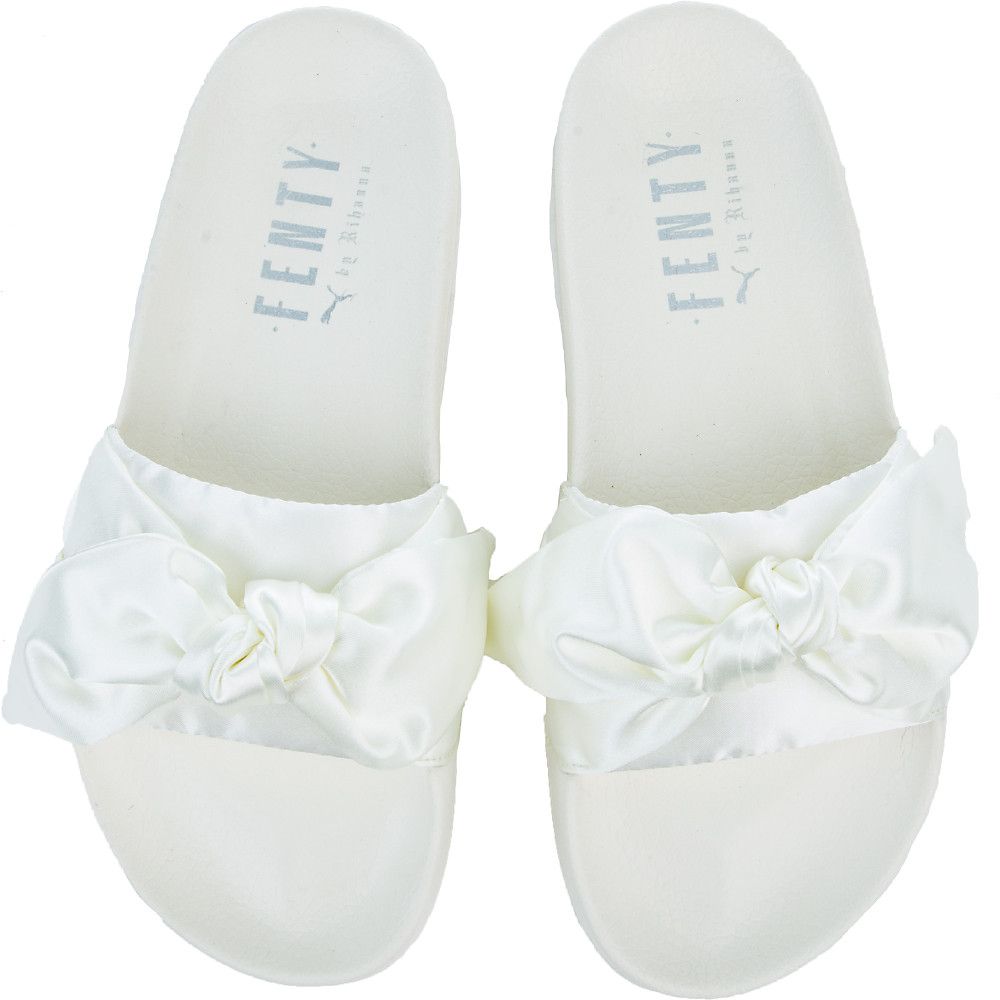 WMNS Bow Slide Flip Flop Marshmallow-Puma Silver