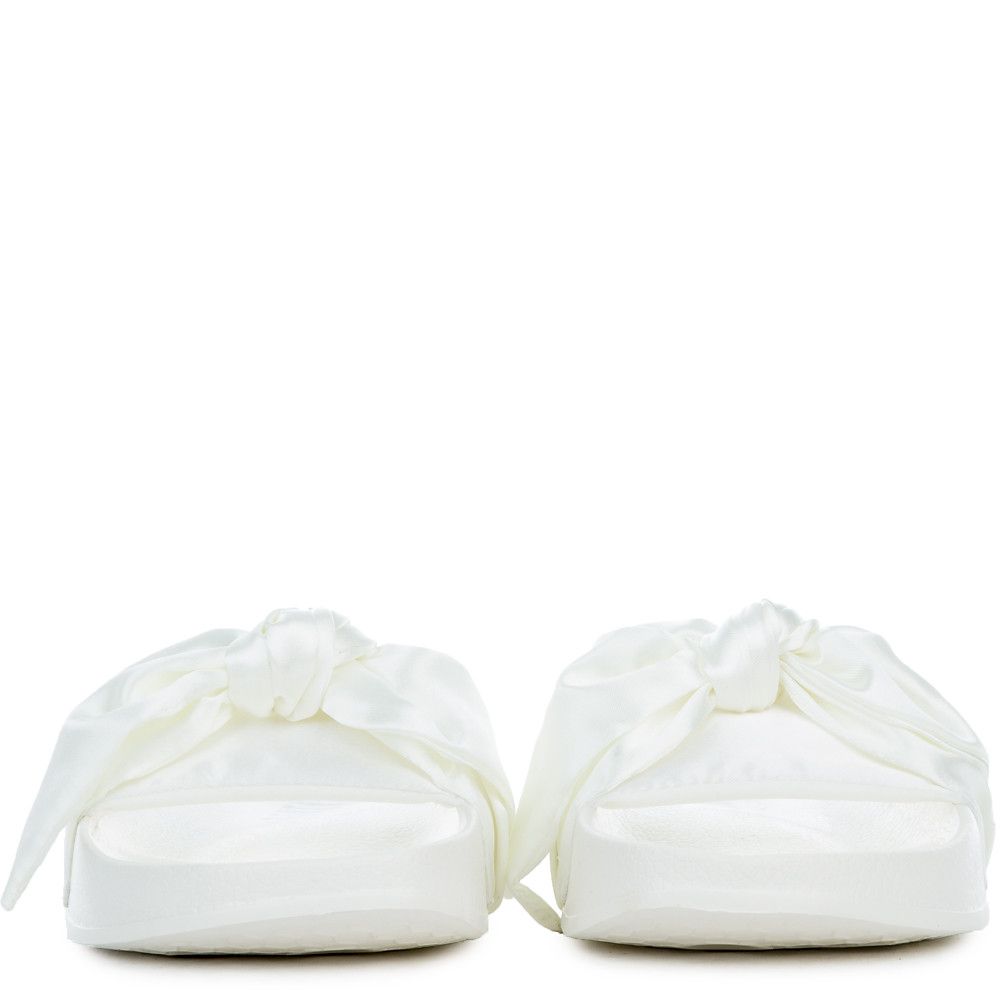 WMNS Bow Slide Flip Flop Marshmallow-Puma Silver 7 WMNS Bow Slide Flip Flop Marshmallow-Puma Silver