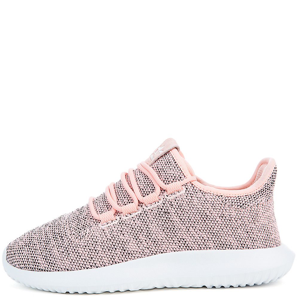 Women's Tubular Shadow Knit Athletic Lifestyle Sneaker PINK/WHT/CORAL