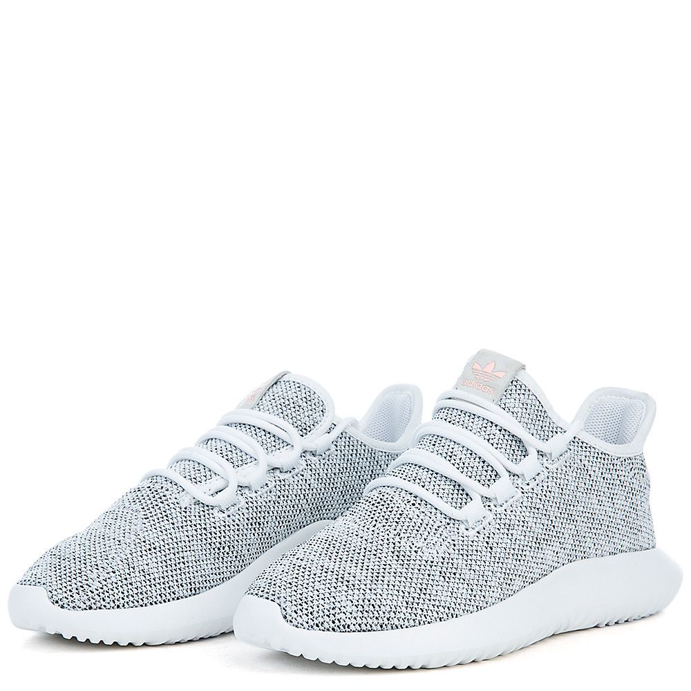 Women's Tubular Shadow Knit Athletic Lifestyle Sneaker WHT/HAZCOR