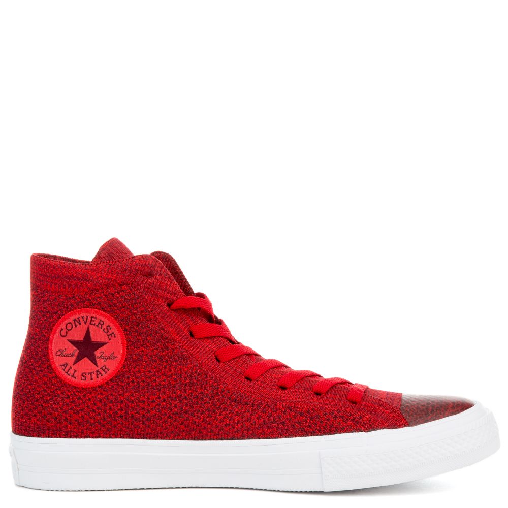 Chuck II FlyKnit Sneaker RED/WHITE
