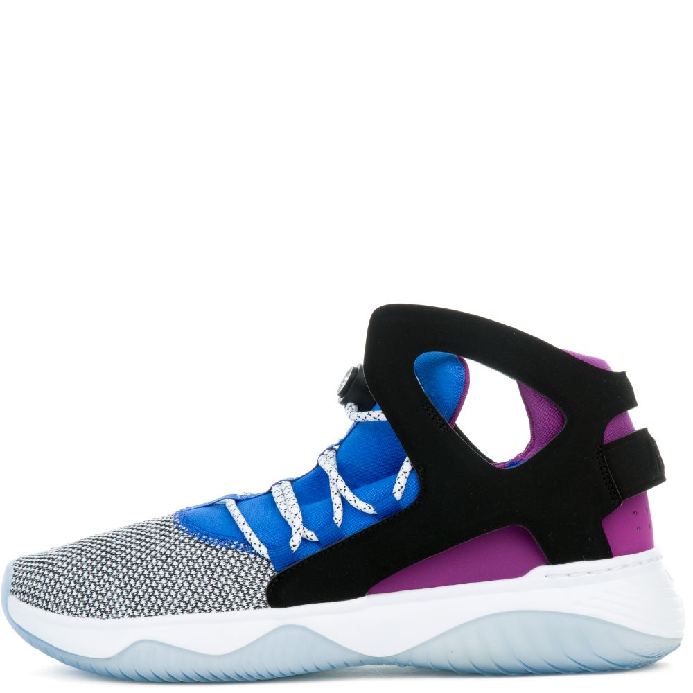 Air Flight Huarache Ultra WHITE/BLACK-LYON BLUE-BOLD BERRY