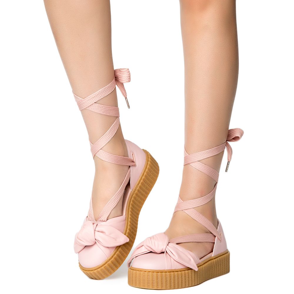 Womens Bow Creeper Sandal Silver Pink-Silver Pink-Oatmeal 3 Womens Bow Creeper Sandal Silver Pink-Silver Pink-Oatmeal