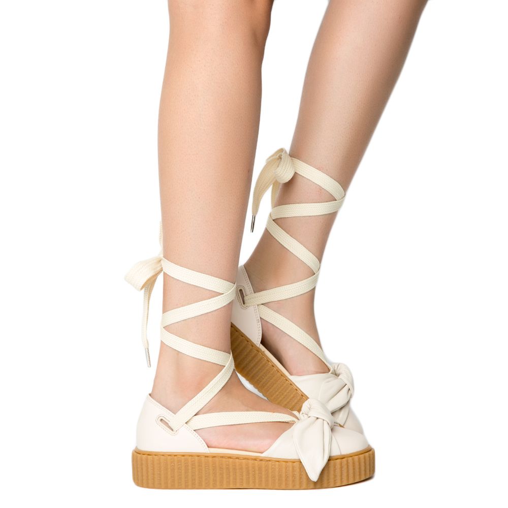 Bow Creeper Sandal Pink Tint-Pink Tint-Oatmeal