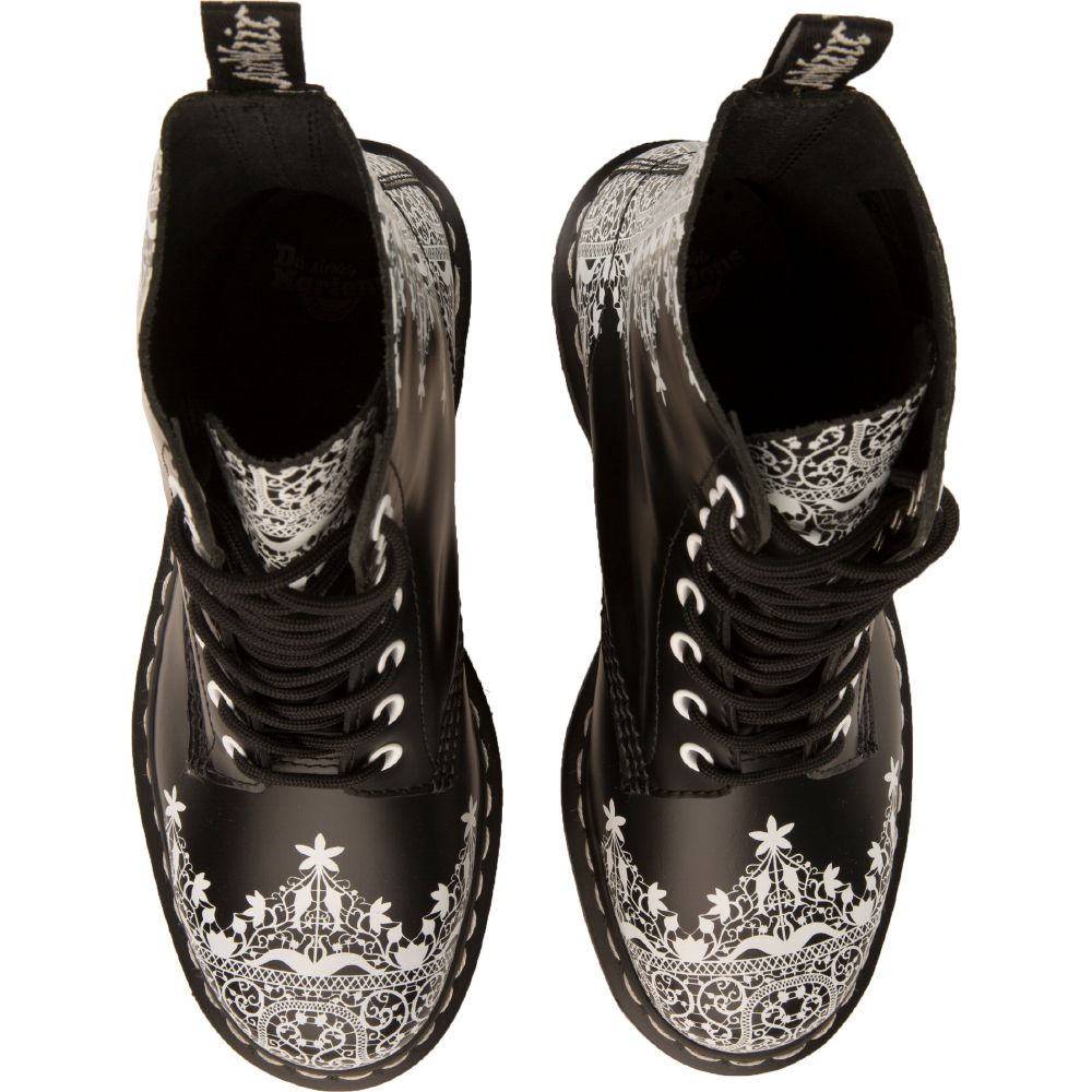 DR. MARTENS FOR WOMEN: PASCAL LACE BOOTS 6 DR. MARTENS FOR WOMEN: PASCAL LACE BOOTS