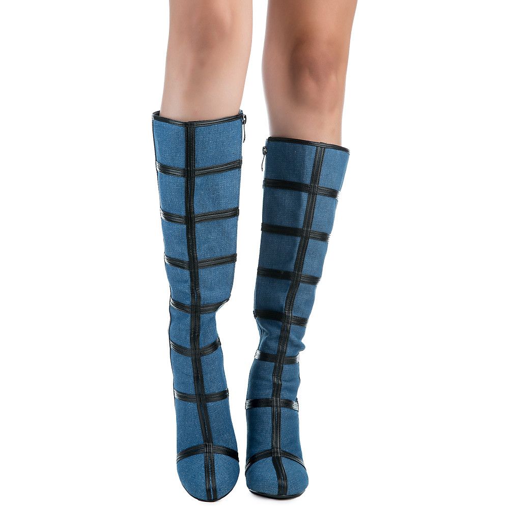 Maura-3 High Heel Boot Denim 5 Maura-3 High Heel Boot Denim