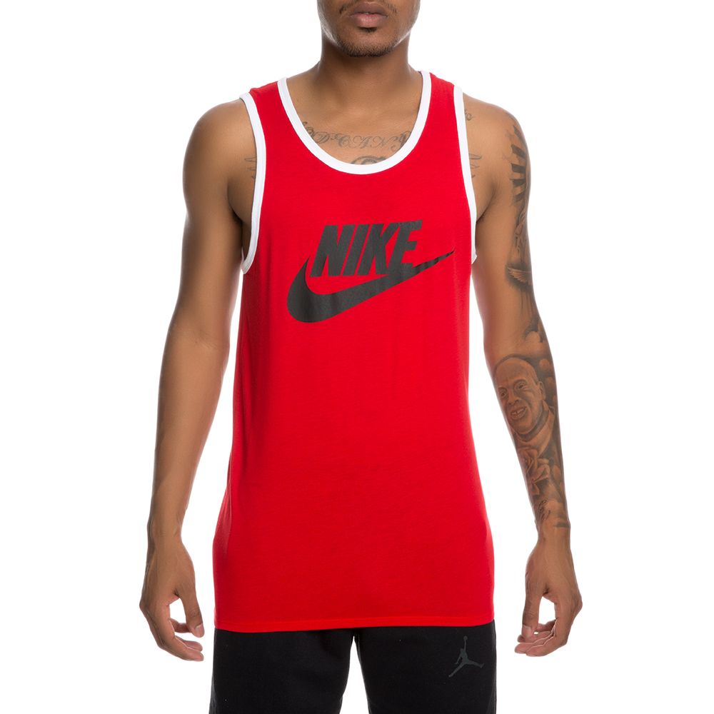 NIKE TANK-ACE LOGO UNIVERSITY RED/WHITE/BLACK