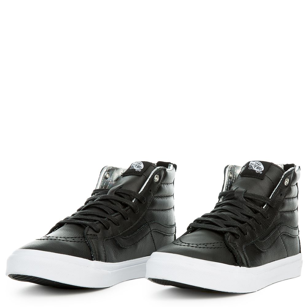 WOMEN'S SK8-HI SLIM ZIP (HOLOGRAM) Black/TRUE WHITE 3 WOMEN'S SK8-HI SLIM ZIP (HOLOGRAM) Black/TRUE WHITE