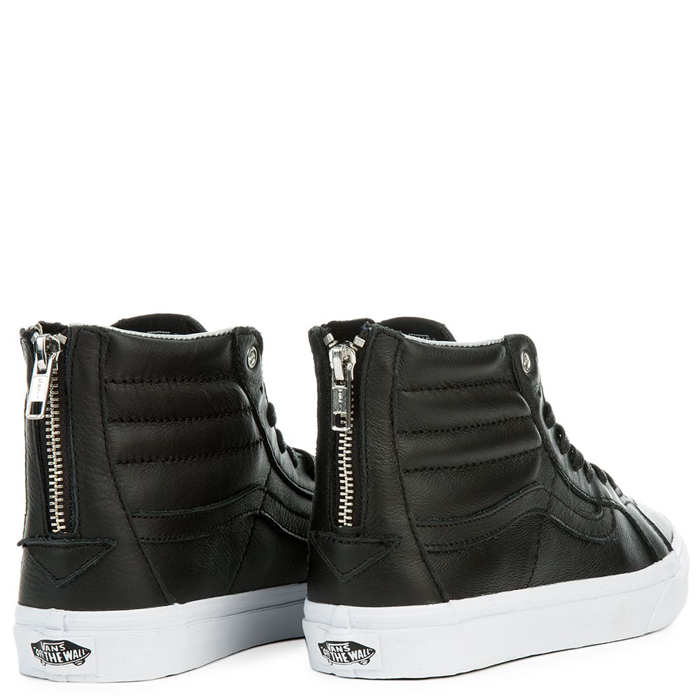 WOMEN'S SK8-HI SLIM ZIP (HOLOGRAM) Black/TRUE WHITE 4 WOMEN'S SK8-HI SLIM ZIP (HOLOGRAM) Black/TRUE WHITE