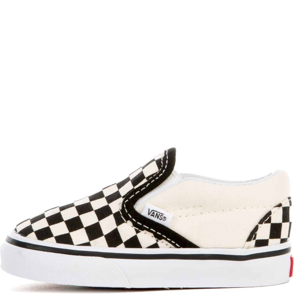(TD) Checkerboard Slip-On BLACK/TRUE WHITE CHECKERBOARD