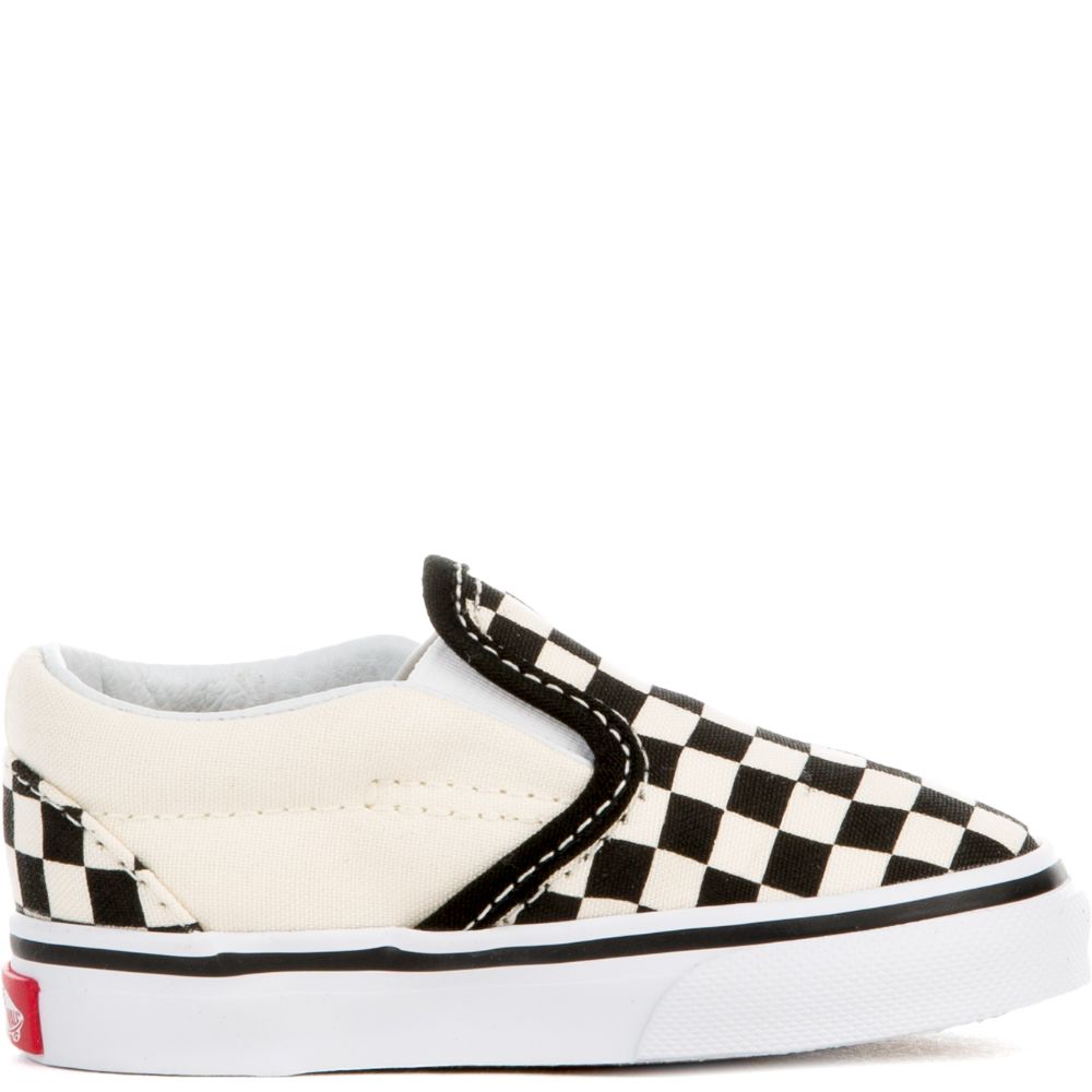 (TD) Checkerboard Slip-On BLACK/TRUE WHITE CHECKERBOARD