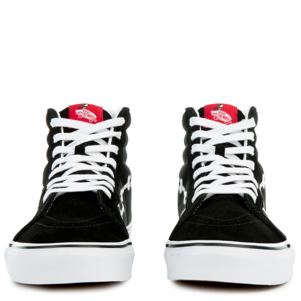 UNISEX SK8-HI REISSUE SNOOPY BONES/BLK 7 UNISEX SK8-HI REISSUE SNOOPY BONES/BLK