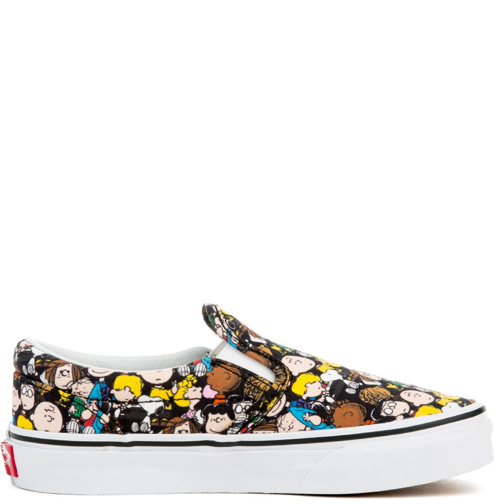 CLASSIC SLIP-ON-PEANUT THE GANG/BLACK