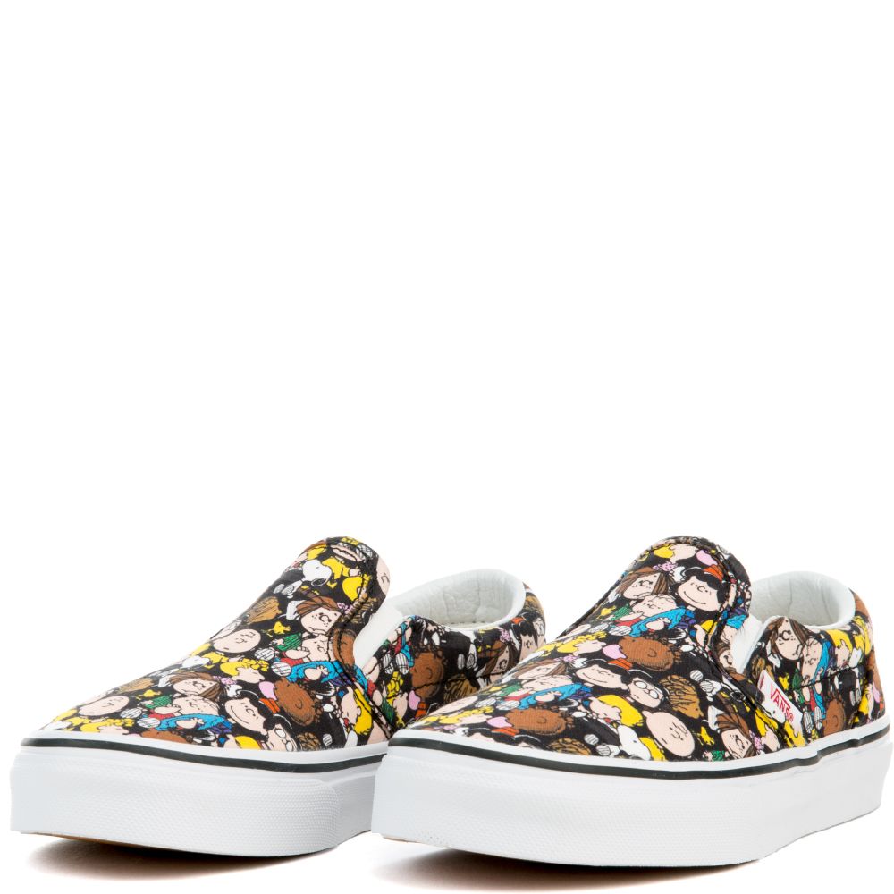 CLASSIC SLIP-ON-PEANUT THE GANG/BLACK 3 CLASSIC SLIP-ON-PEANUT THE GANG/BLACK