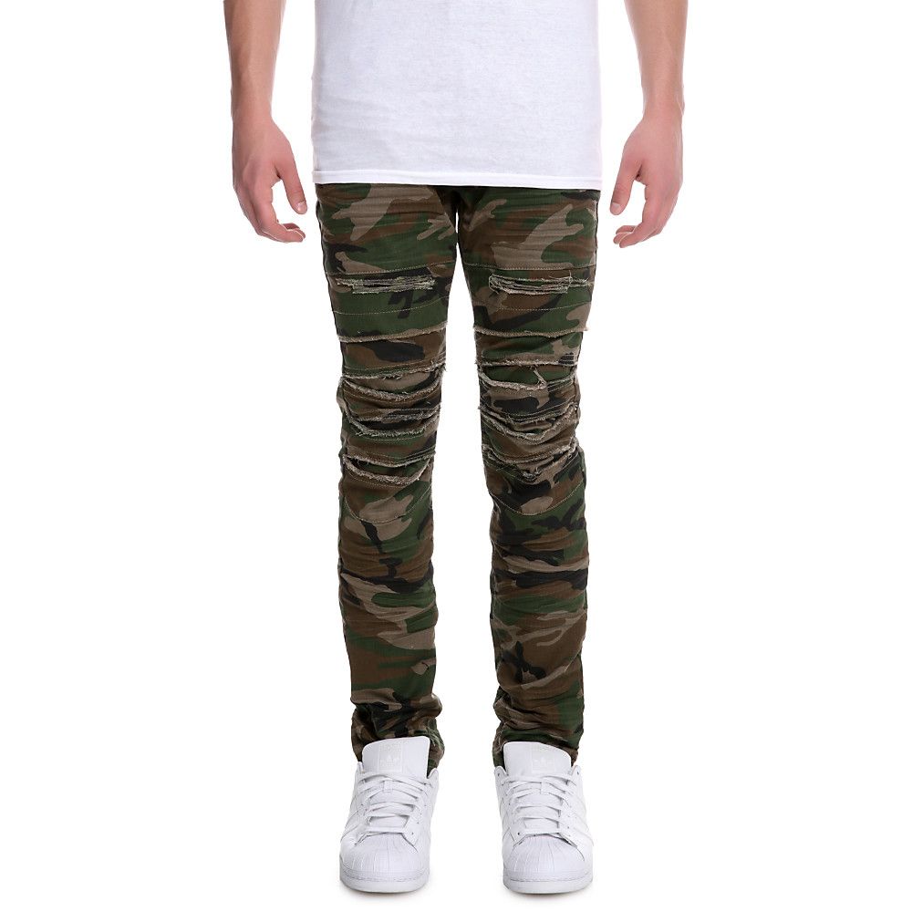 MEN'S RIPPED TWILL PANT