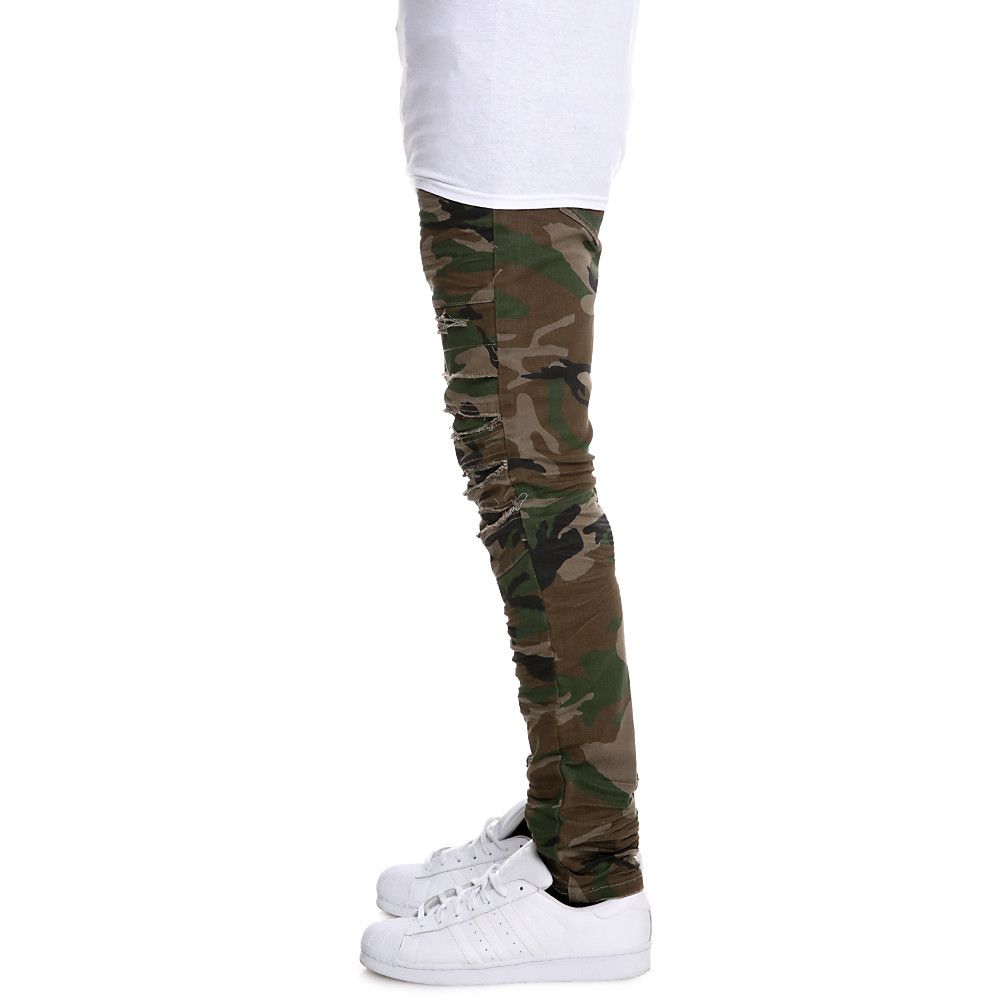 MEN'S RIPPED TWILL PANT