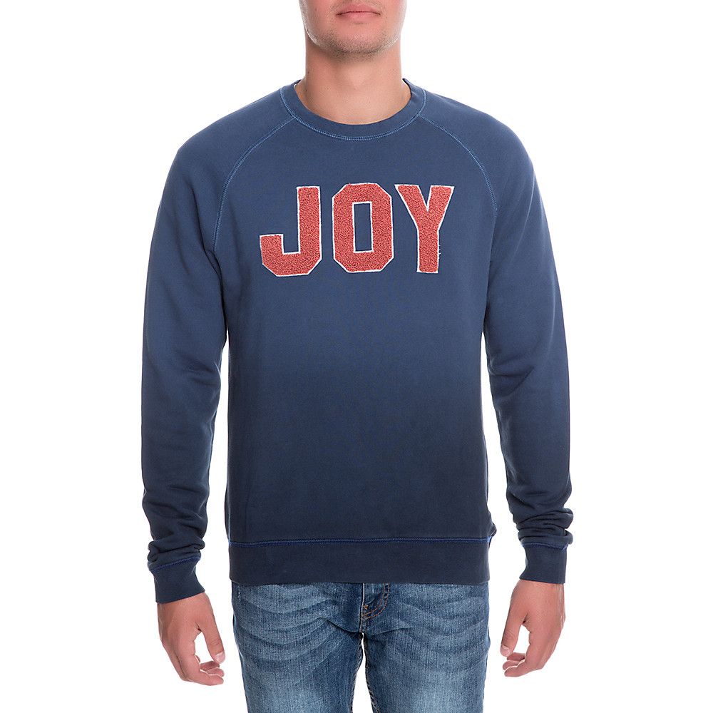 Men's Joy Sweat Top Tee Blue