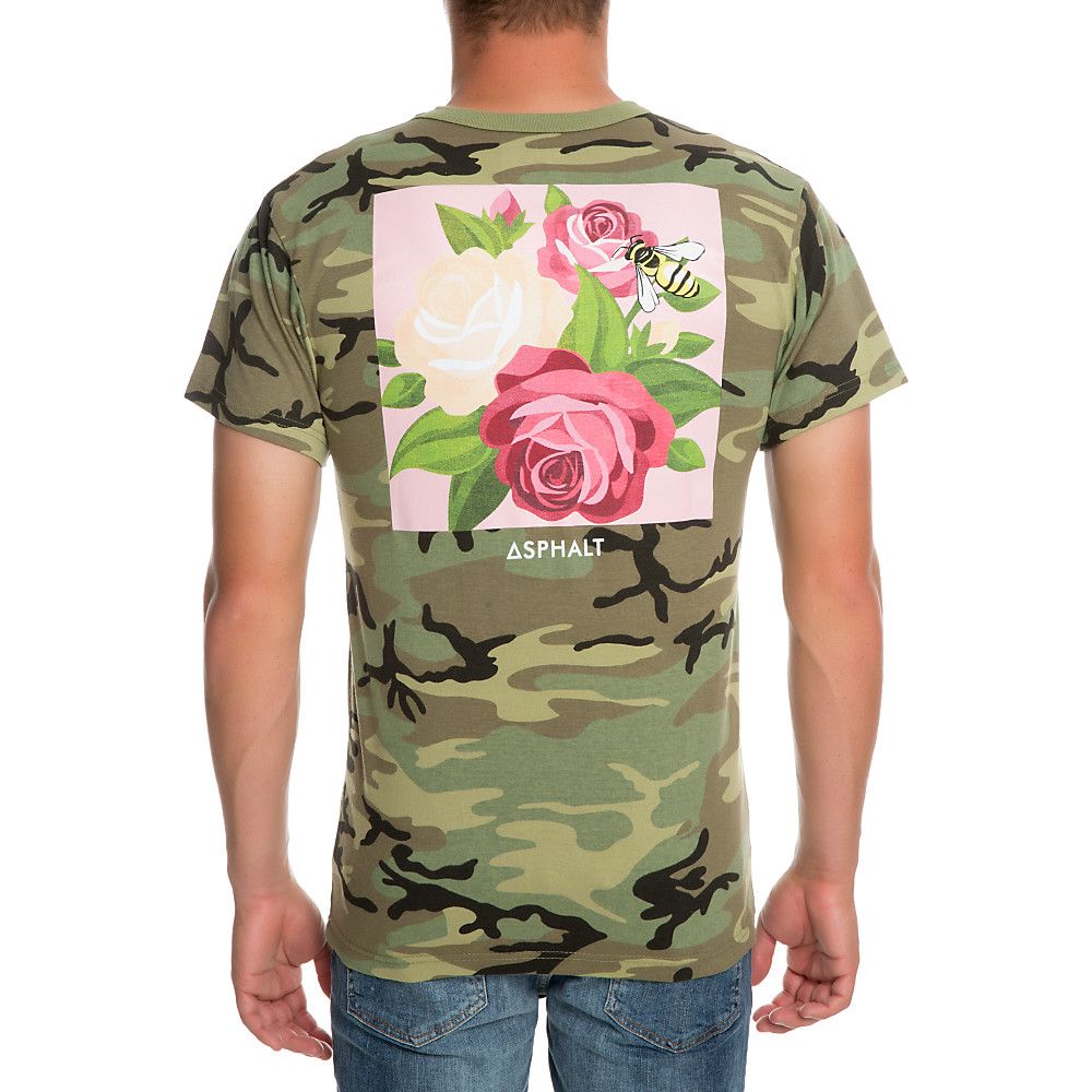 Flower Hive Short Sleeve Tee Camo Camo 3 Flower Hive Short Sleeve Tee Camo Camo