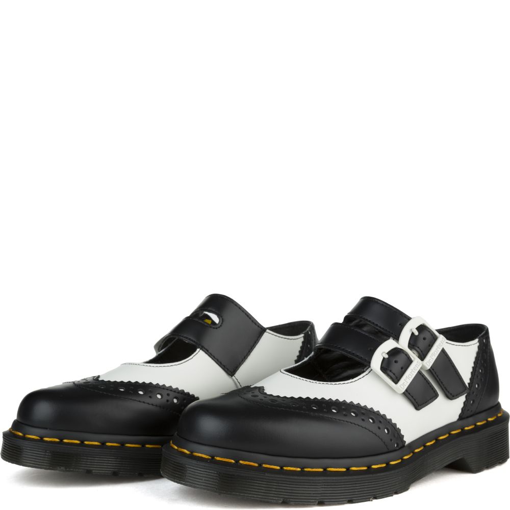 DR. MARTENS FOR WOMEN: ADENA II /WHITE MARY JANE 3 DR. MARTENS FOR WOMEN: ADENA II /WHITE MARY JANE