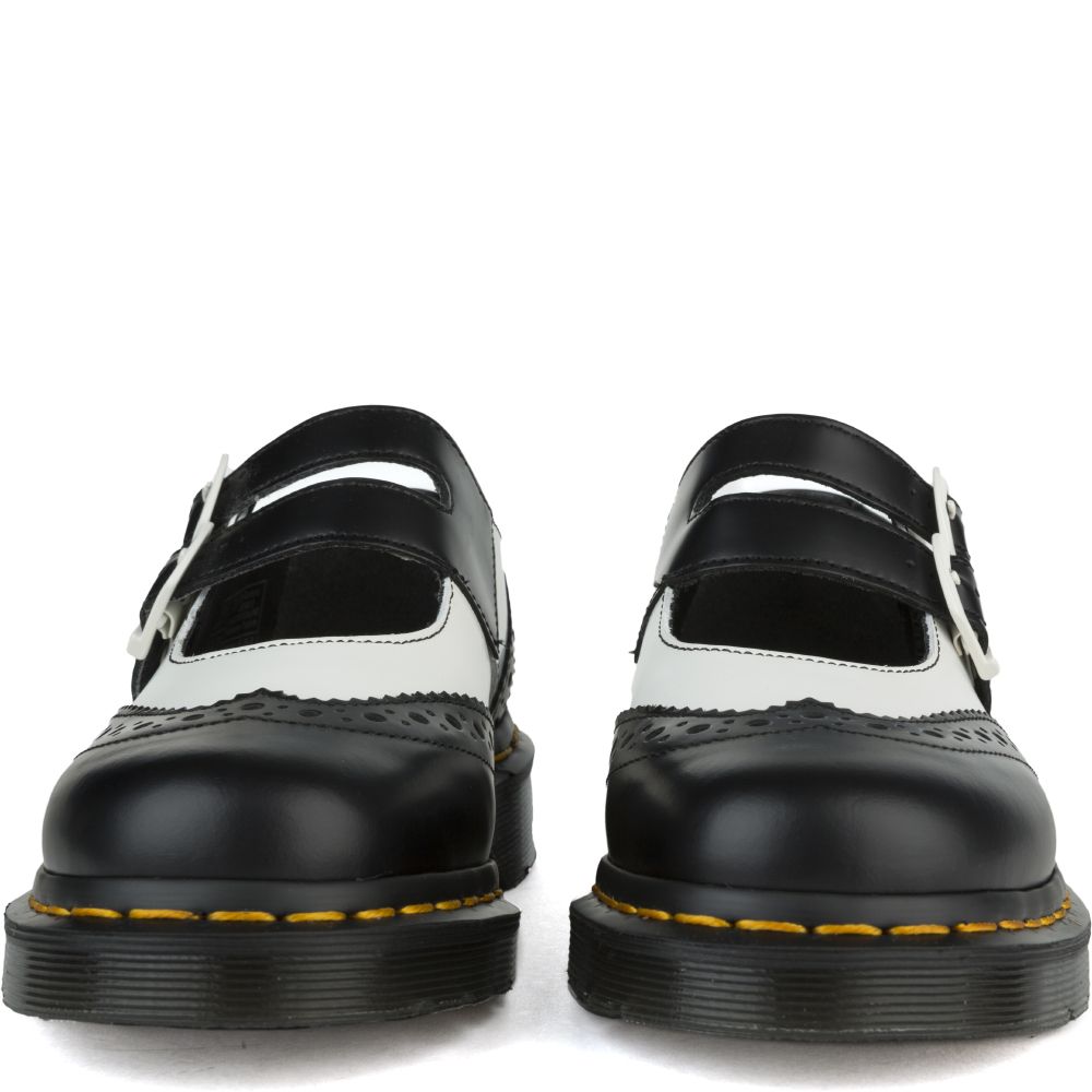 DR. MARTENS FOR WOMEN: ADENA II /WHITE MARY JANE 5 DR. MARTENS FOR WOMEN: ADENA II /WHITE MARY JANE