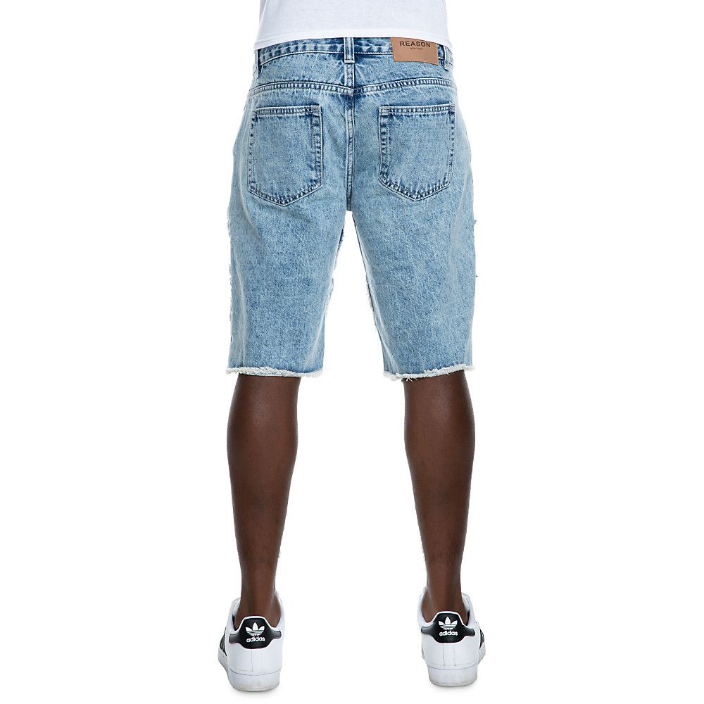 Acid Wash Patchwork Shorts 3 Acid Wash Patchwork Shorts