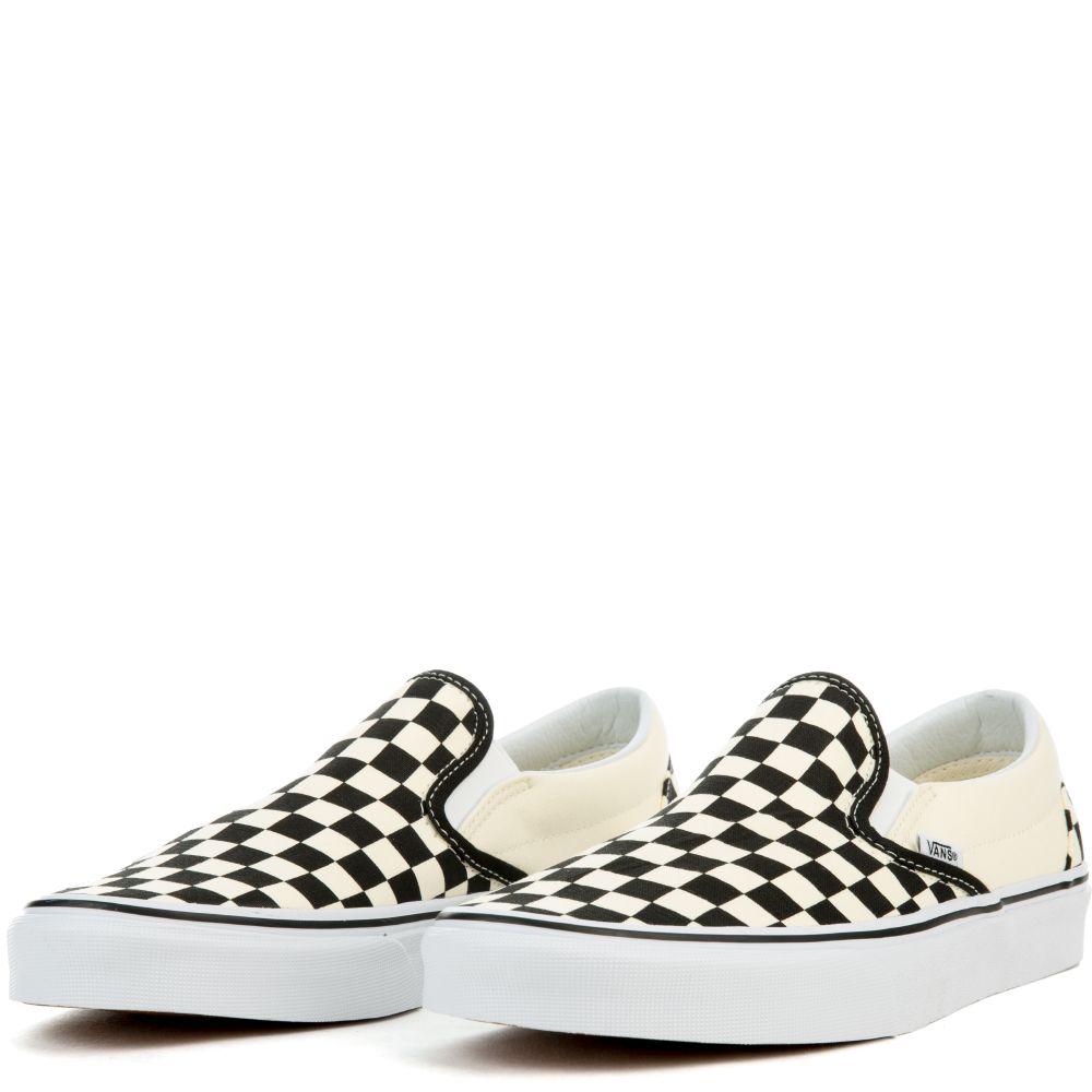 Checkerboard Classic Slip On BLACK AND WHITE CHECKER/WHITE 3 Checkerboard Classic Slip On BLACK AND WHITE CHECKER/WHITE