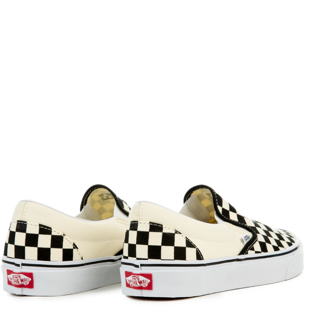 Checkerboard Classic Slip On BLACK AND WHITE CHECKER/WHITE 4 Checkerboard Classic Slip On BLACK AND WHITE CHECKER/WHITE