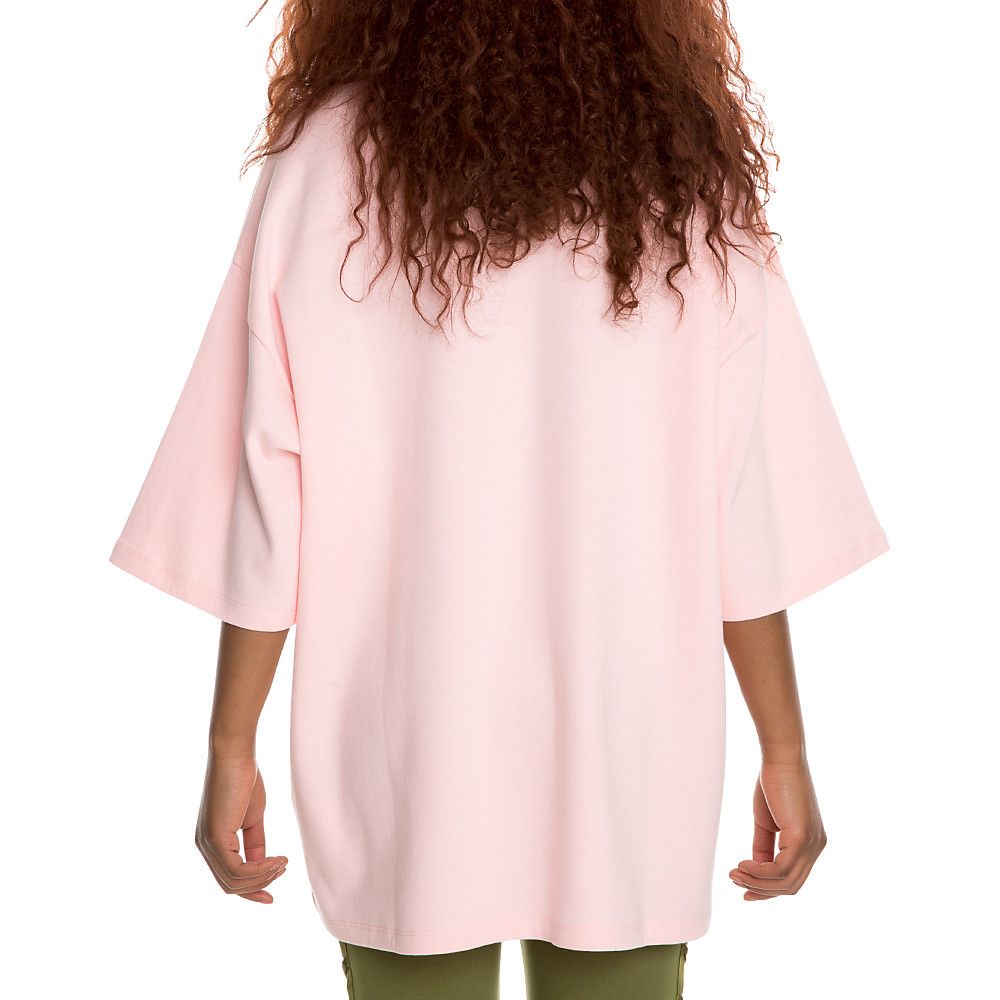 Women's Oversized Crew Neck T-shirt CRYSTAL ROSE 3 Women's Oversized Crew Neck T-shirt CRYSTAL ROSE